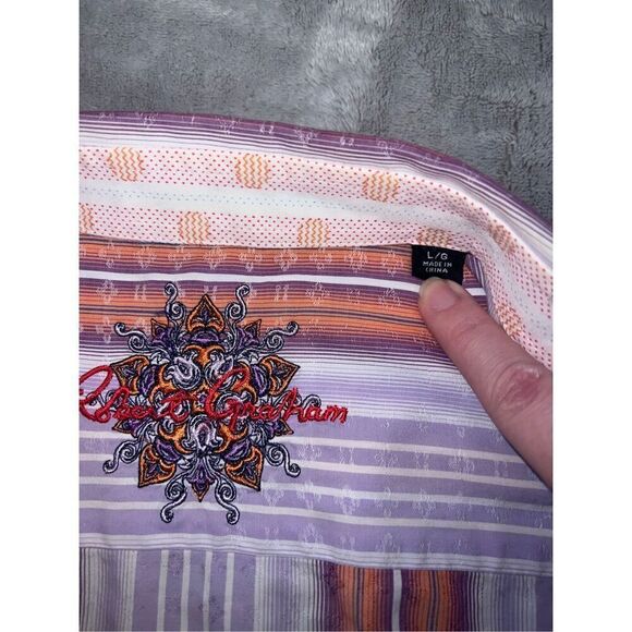 Robert Graham Brushpopper Button Down Mens Large - Picture 8 of 9
